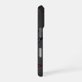 Zwarte en Rode Aderen iPhone Hoesje (Rechterkant)
