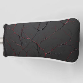 Zwarte en Rode Aders Golfheadcover