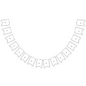 Zwarte en rode bloesem | Minimalistische bloemkuns Vlaggetjes (Alle)