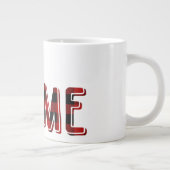 Zwarte en rode buffelplaat | Lumberjack Michigan Grote Koffiekop (Rechts)