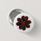 Zwarte en rode Button (Voorkant /achterkant)