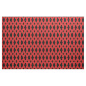 Zwarte en rode diamanten stof (Fat Quarter)