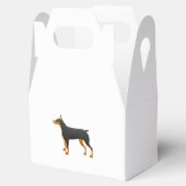 zwarte en rode dobie nieuwe film bedankdoosjes (Geopend)