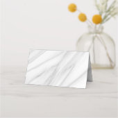 zwarte en rode florale marmer plaatskaartje (Achterkant)