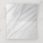 zwarte en rode florale marmer plaatskaartje (Binnenkant ongevouwen)