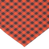  zwarte en rode gingham | Familie geruit Tafelkleed (Gekanteld)