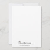 Zwarte en Rode Gothic Scroll Birthday Uitnodiging (Achterkant)