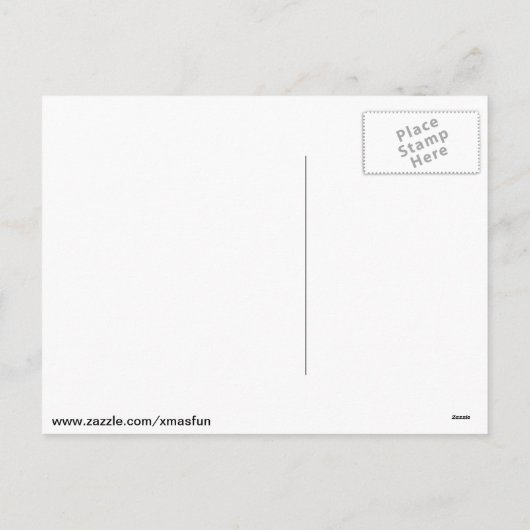 Zwarte en Rode Kaart met kerst in Poinsettia (Achterkant)