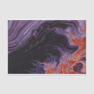 Zwarte en rode marmer tissuepapier