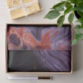 Zwarte en rode marmer tissuepapier (Geschenk)