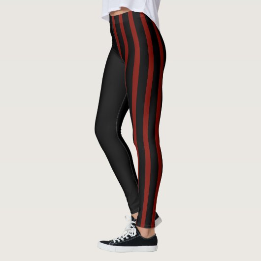 Zwarte en rode nar leggings (Links)