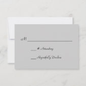 Zwarte en rode rozen RSVP (Achterkant)