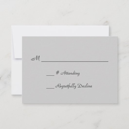 Zwarte en rode rozen RSVP (Achterkant)