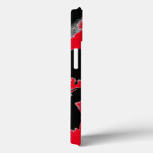 Zwarte en rode schedel Case-Mate iPhone case (Achterkant / Rechts)