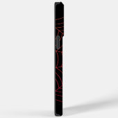 Zwarte en rode spin web Halloween patroon Case-Mate iPhone Case (Achterkant / Rechts)