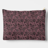 Zwarte en roos goudpaisleymonogram etui (Achterkant)