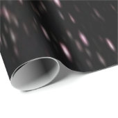 Zwarte en Roos goudsparkle Cadeaupapier (Rol Hoek)