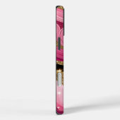 Zwarte en roze gouden agaat Case-Mate iPhone case (Achterkant / Rechts)