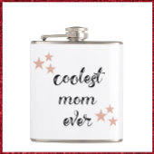 Zwarte en Roze koelste Mam ooit Heupfles