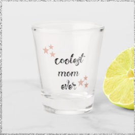 Zwarte en Roze koelste Mam ooit Shot Glas
