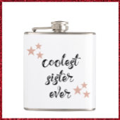 Zwarte en Roze koelste zuster Erver Kolf Heupfles