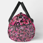 Zwarte en roze polka stippen plunjezak (Rechts)