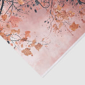 Zwarte en Roze Pompoen Herfst Decoupage Tissuepapier (Detail)