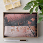 Zwarte en Roze Pompoen Herfst Decoupage Tissuepapier (Geschenk)