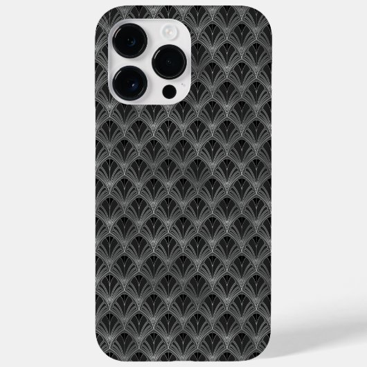 ZWARTE EN SILVER PATRONEN Case-Mate iPhone CASE (Achterkant)