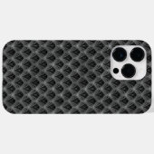 ZWARTE EN SILVER PATRONEN Case-Mate iPhone CASE (Achterkant (horizontaal))