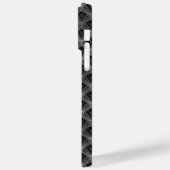 ZWARTE EN SILVER PATRONEN Case-Mate iPhone CASE (Achterkant / Links)