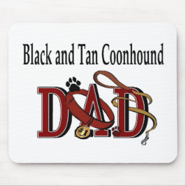 Zwarte en Tan Coonhound-cadeautjes Muismat