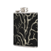 Zwarte en Tan Coral Heupfles (Links)