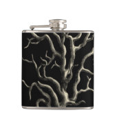 Zwarte en Tan Coral Heupfles (Voorkant)