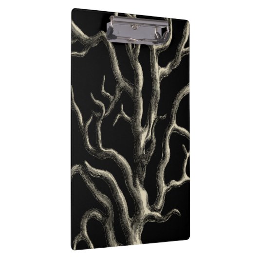 Zwarte en Tan Coral Klembord (Rechts)