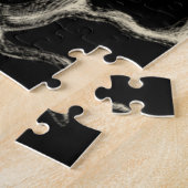 Zwarte en Tan Coral Legpuzzel (Zijkant)