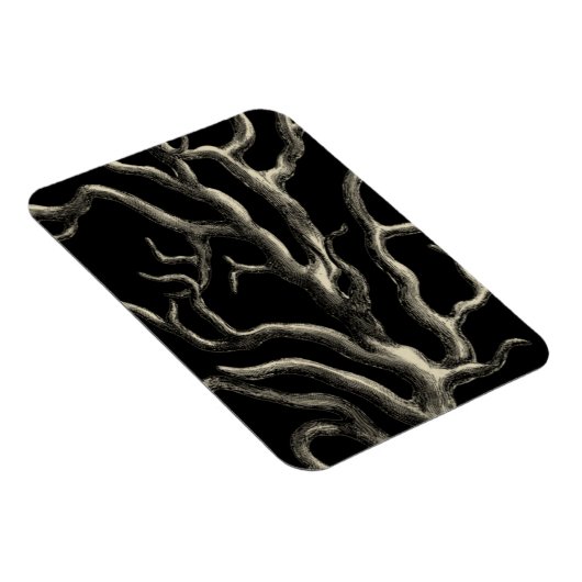 Zwarte en Tan Coral Magneet (Rechterzijde)