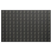 Zwarte en Tan Coral Stof (Yard (91,4 cm))