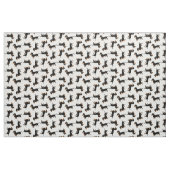 Zwarte en Tan Dachshunds Stof (Yard (91,4 cm))