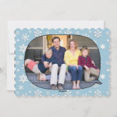 Zwarte en Tan de Vrolijke Kerstkaart van Shiba Inu (Achterkant)