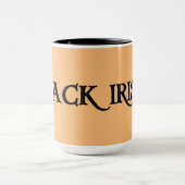 Zwarte en Tan grote combo-mok Mok (Midden)