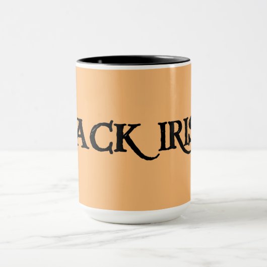 Zwarte en Tan grote combo-mok Mok (Midden)