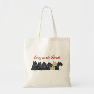 Zwarte en tarwe Schotse Terriërs Tote Bag