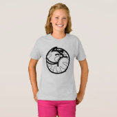 ZWARTE EN WITTE #45 - Kat Slapen V01 T-shirt (Voorkant volledig)