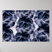 ZWARTE EN WITTE ABSTRACTE STROMEN VOOR HET BEWERKE POSTER (Voorkant)