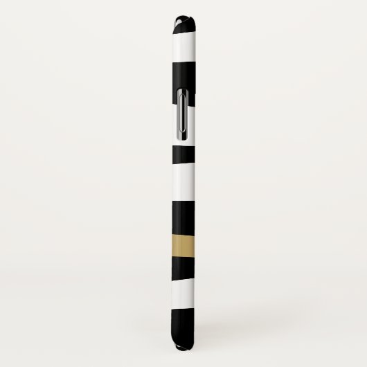 Zwarte en witte Abstracte Zebrastripes Case-Mate iPhone Case (Achterkant / rechts)