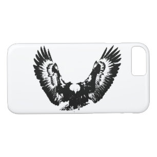 Zwarte en witte adelaar Case-Mate iPhone case
