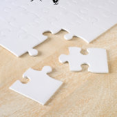 Zwarte en witte adelaar legpuzzel (Zijkant)