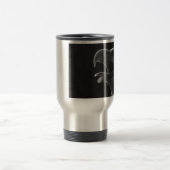 Zwarte en witte adelaar reisbeker (Center)