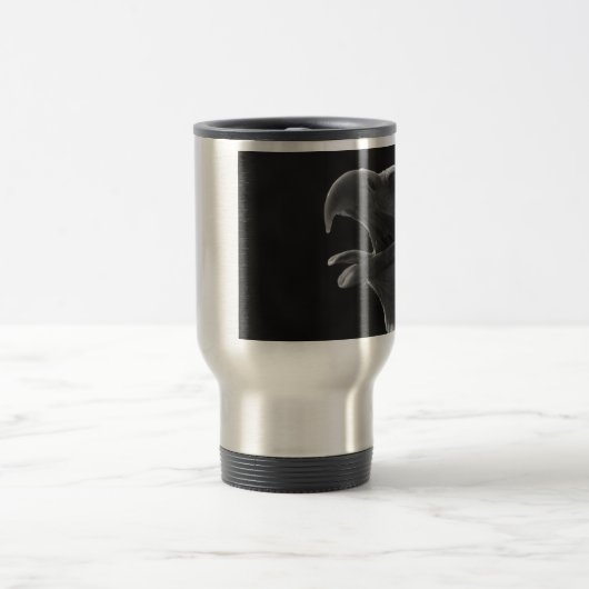 Zwarte en witte adelaar reisbeker (Center)